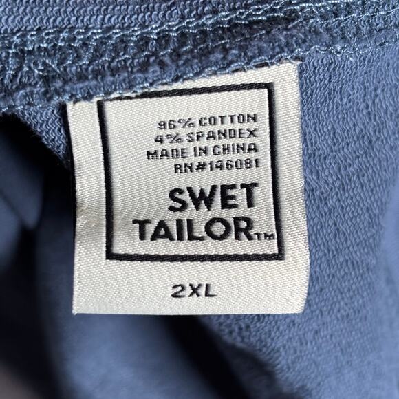 Swet Tailor Blue Hoodie Men’s XXL NWT - Picture 5 of 5